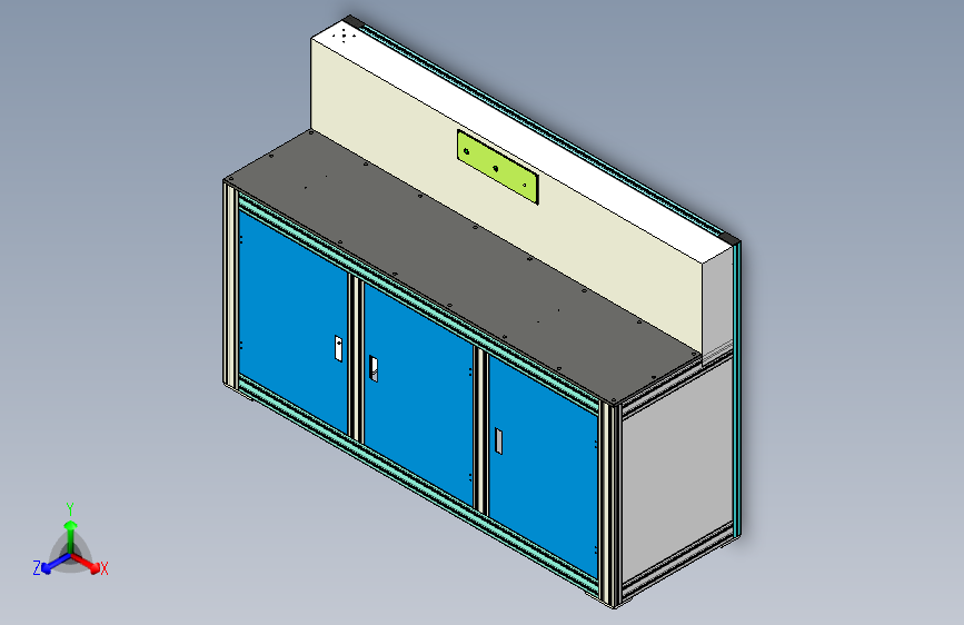 铝合金型材操作平台设计
