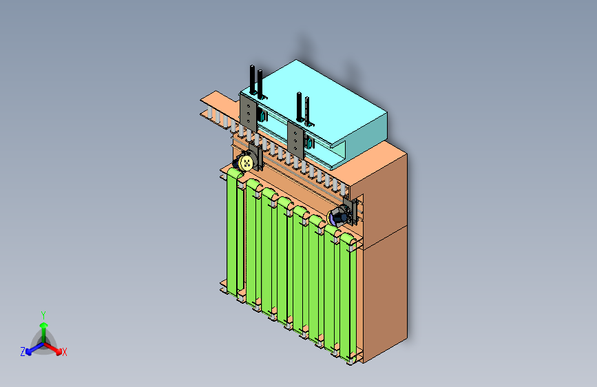 铝型材输送归类整理流水线设计