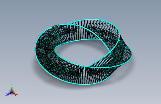 莫比乌斯环建模