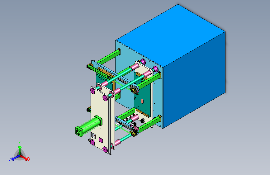 气缸为动力压机设计