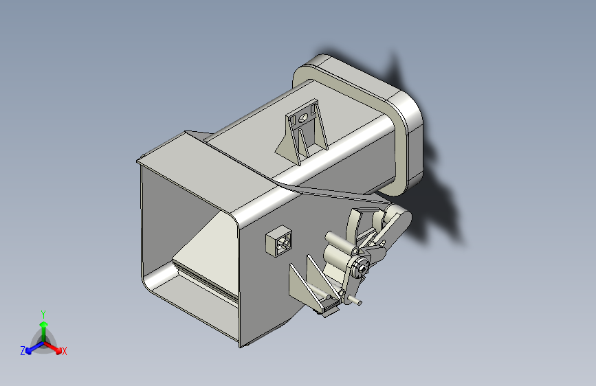 汽车内外气风道