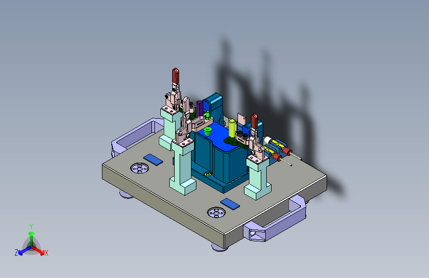 汽车油箱钣金件检具