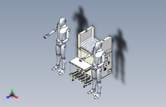 人工接驳条组装模型