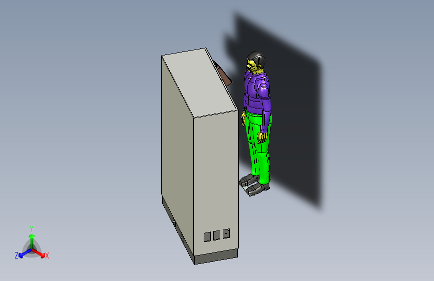 数控操作屏机箱