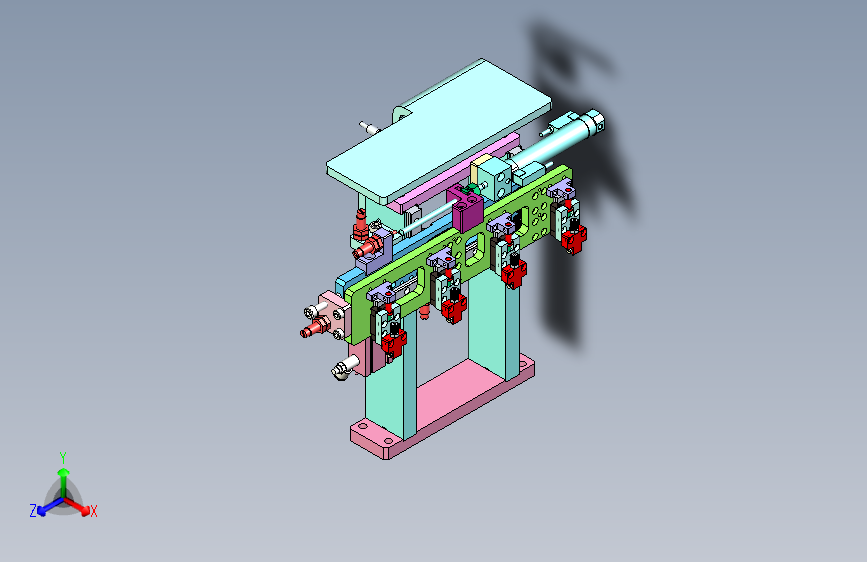 四工位机械抓手设计