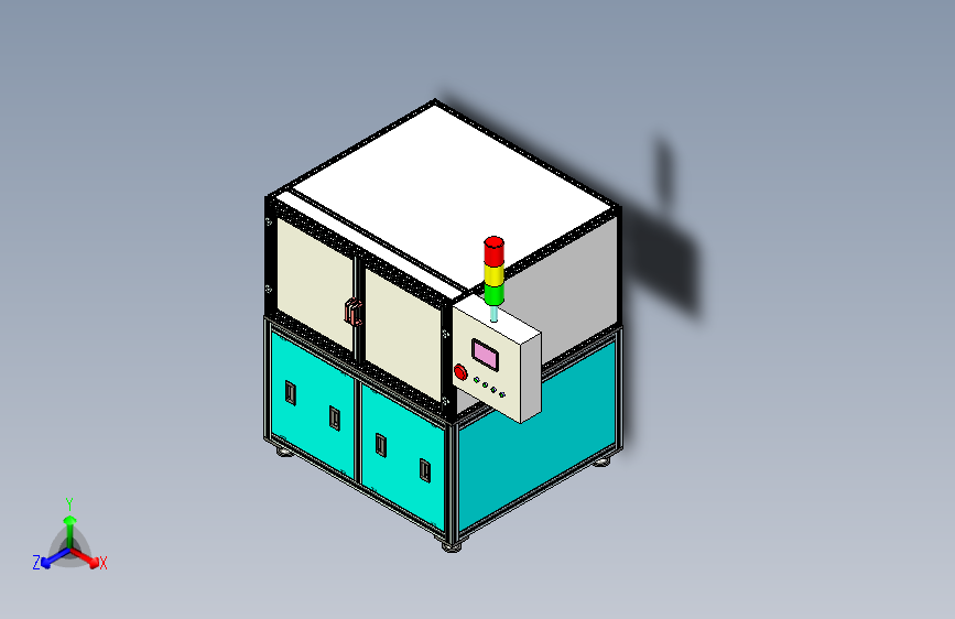 凸轮分割器转盘平台与设备外框架设计