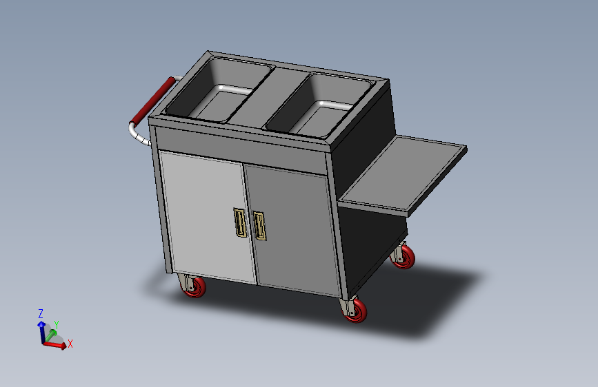 柜式移动送餐车--1688165-120