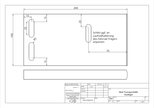 用于汽车货架的Muli运输适配器