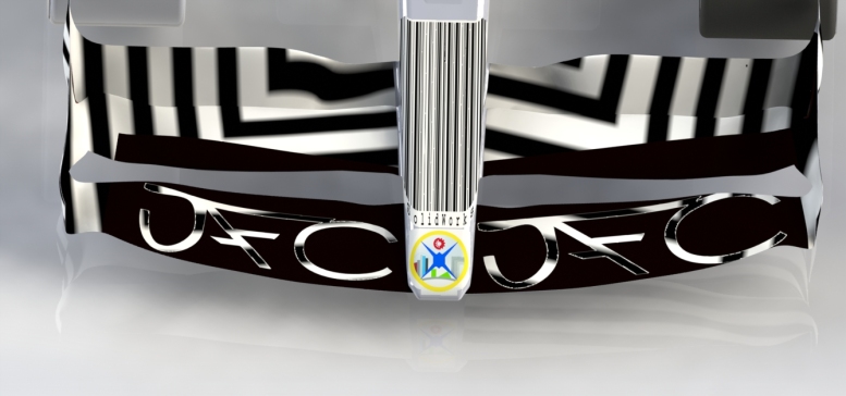 A0000814-F1 赛车前襟翼