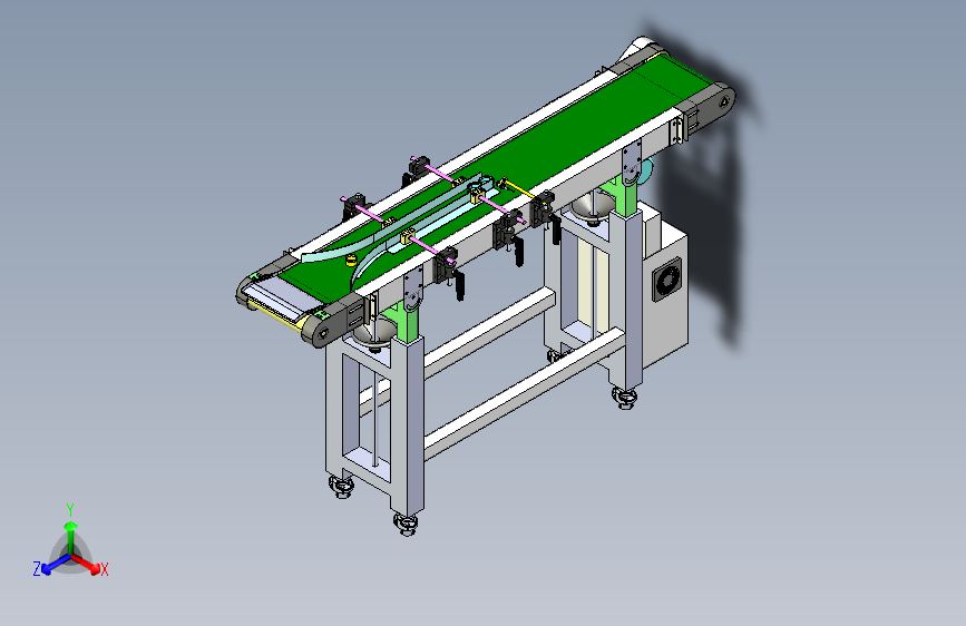 瓶盖二维码输送线