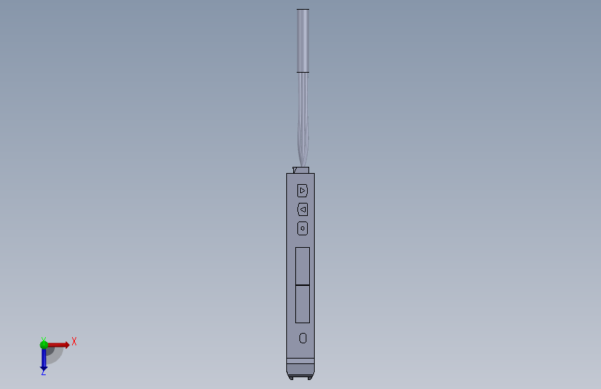 FX-102 光纤传感器 俯视图