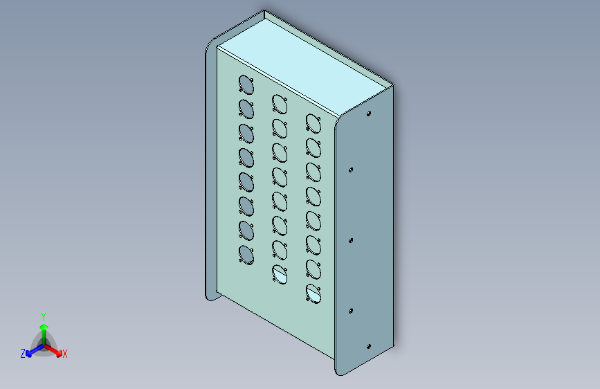B2000987-舞台箱金属箱，带有24个XLR类型的D孔