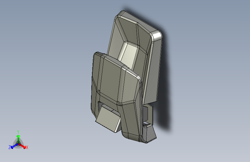 B2000991-单座翻转座椅