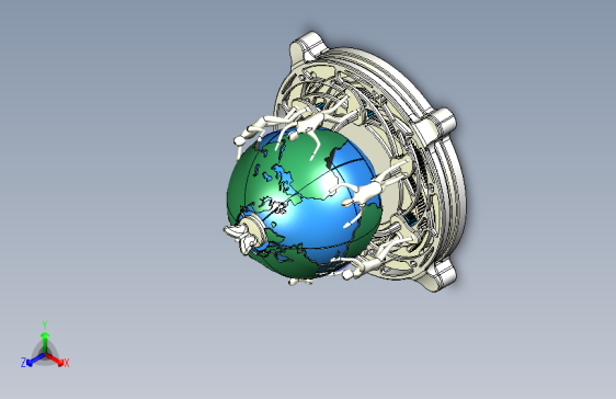 B2001014-盾牌治疗 3D 模型