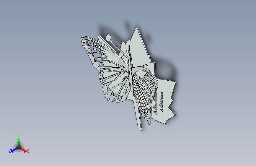 B2001029-蝴蝶在叶子上