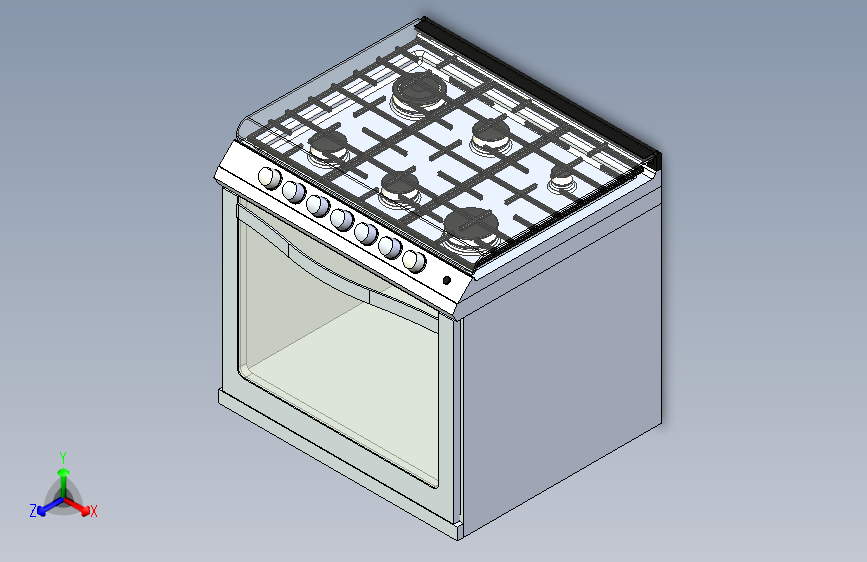 B3000876-房屋系列炉灶烤箱