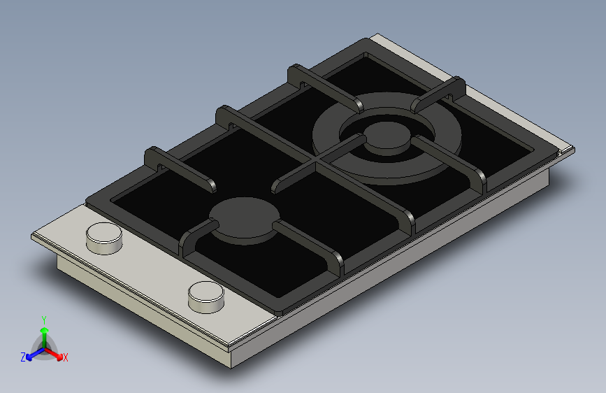B3000882-燃气和电双炉灶台