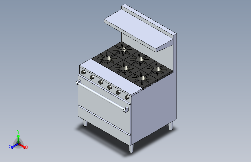B3000886-6头炉灶燃气灶