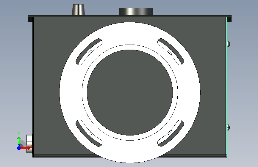 B3000947-AVR-50 颗粒燃烧器 正面视图