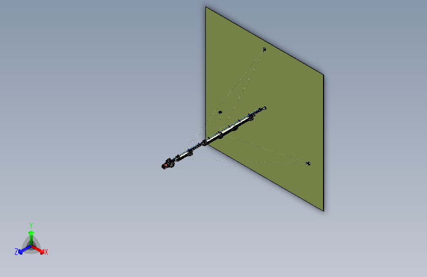 B3000953-拉线喇叭与平台及喇叭头