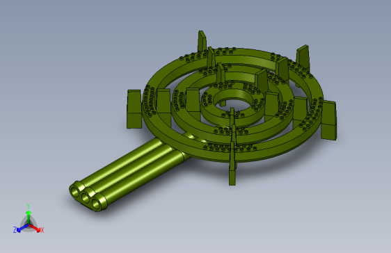 B3000961-铸铁环形燃烧器（3个环）