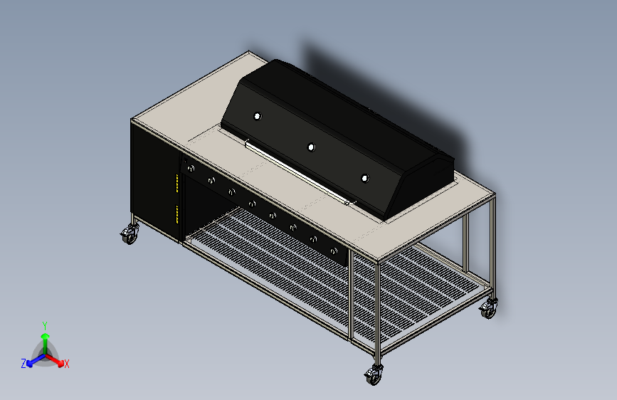 B3000985-大型燃气烧烤架