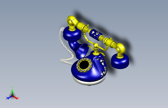 B3001024-复古法国电话