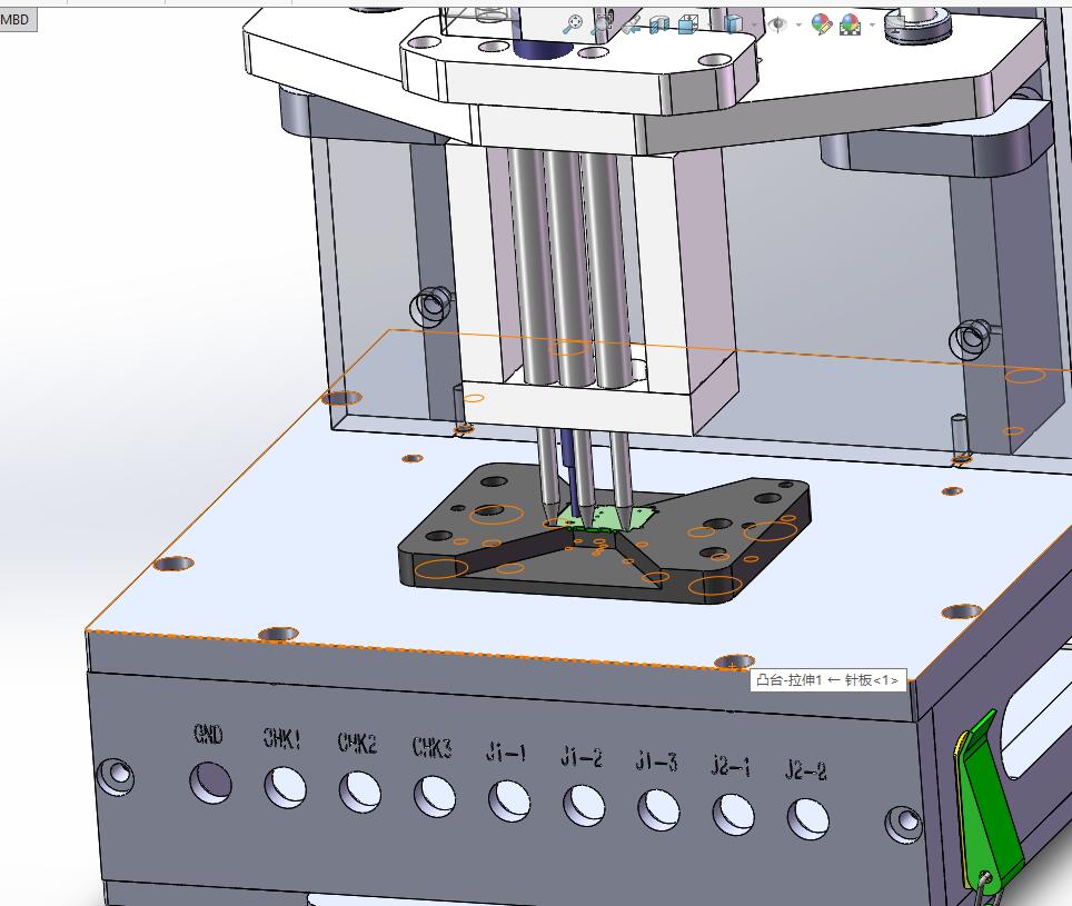 BGA快速夹测试烧录治具