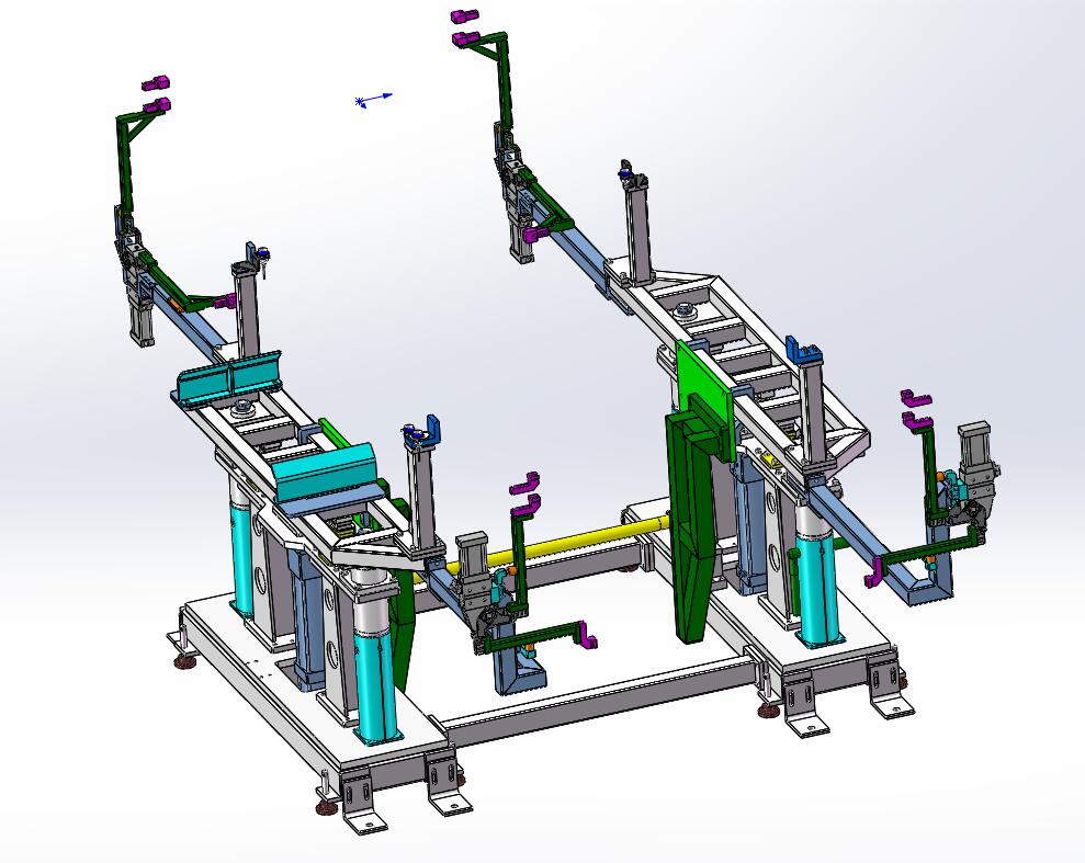 汽车生产线焊装夹具2