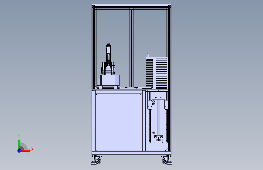 自动上料机及缓存料盘  STEP X_T格式