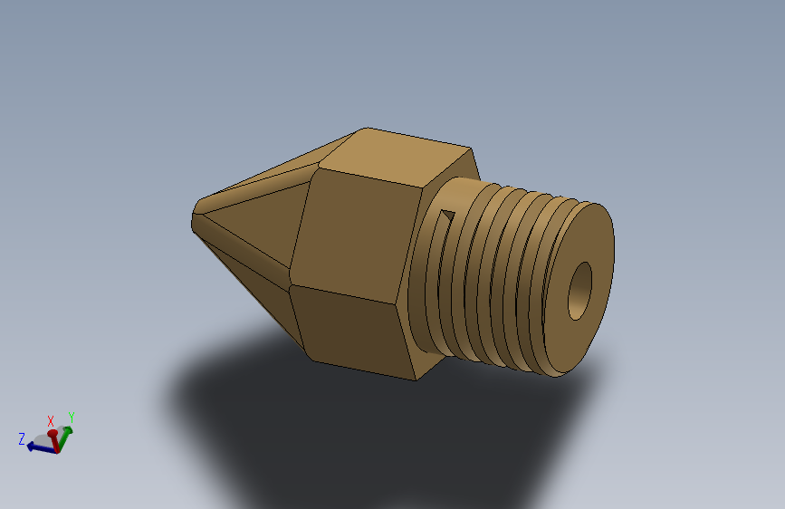 3D打印机挤压喷嘴6mm孔