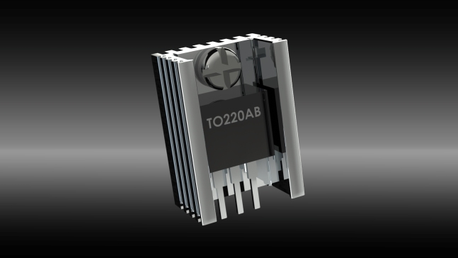 带散热器CAD模型的TO220AB
