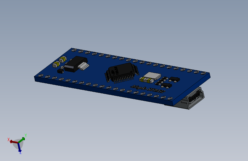 枫叶迷你微控制器STM32 M3 主视图