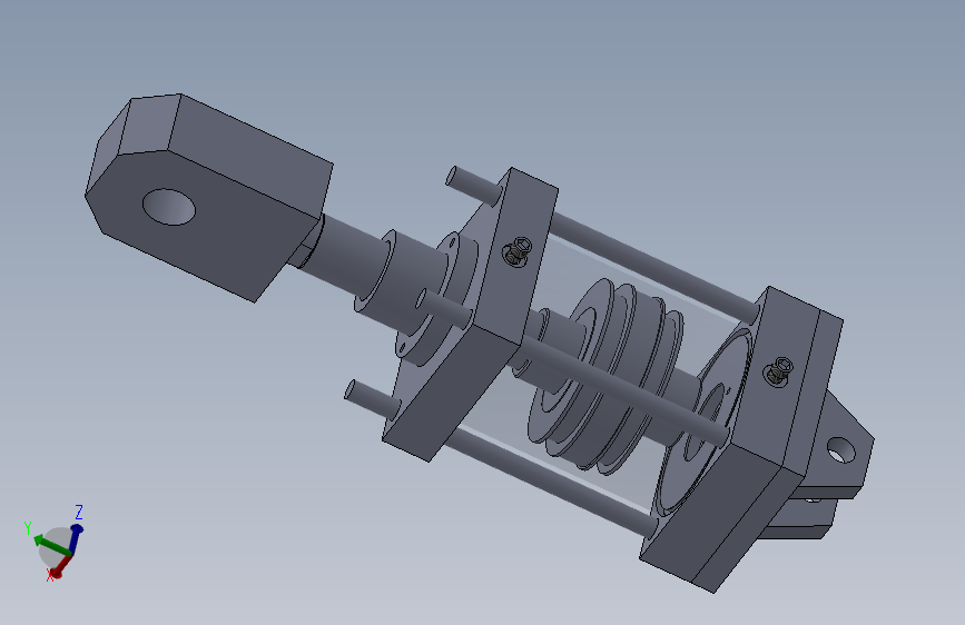 拉杆气缸（带库欣）125x40x100mm