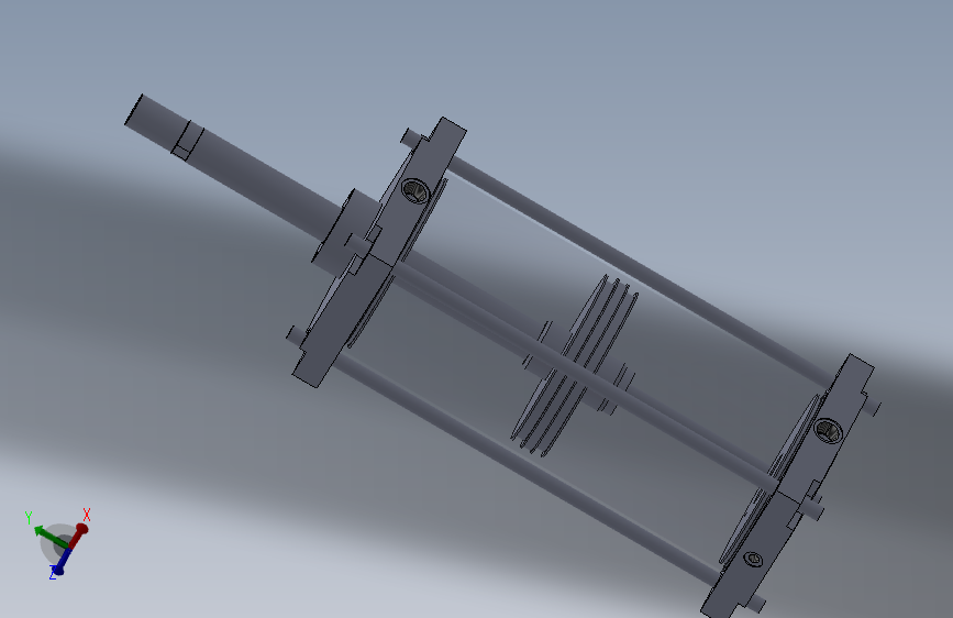 横拉杆气缸250x50x500 mm