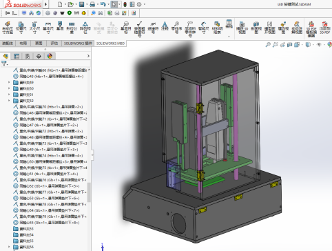 LED按键压台测试治具
