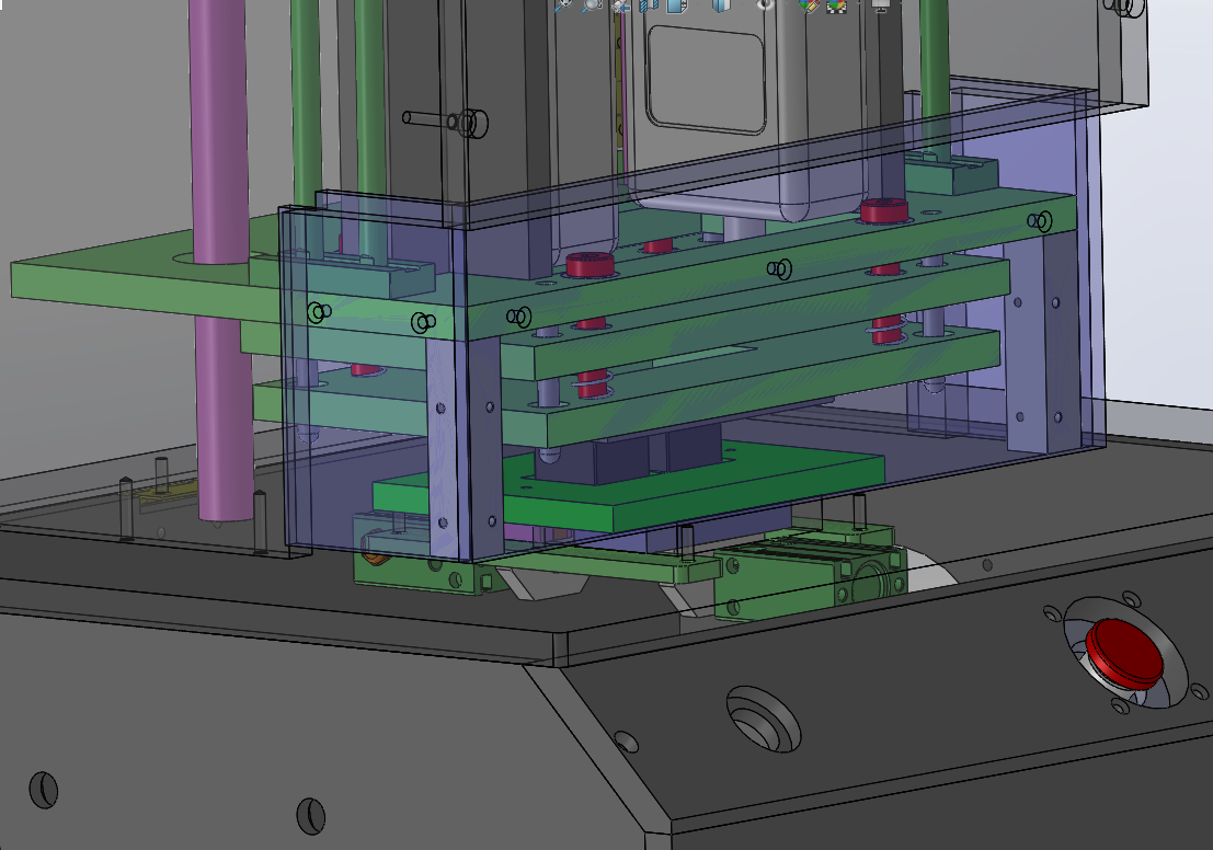 LED按键压台测试治具