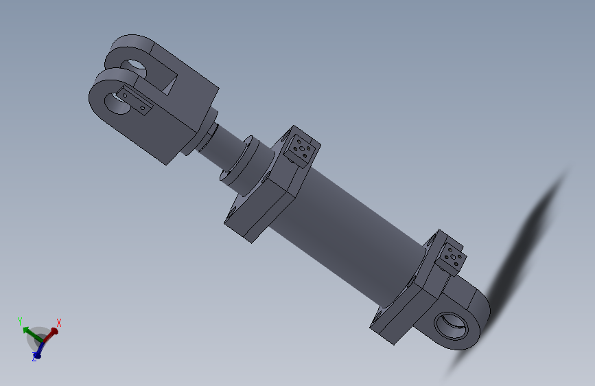 磨机型液压缸220x125x450 mm