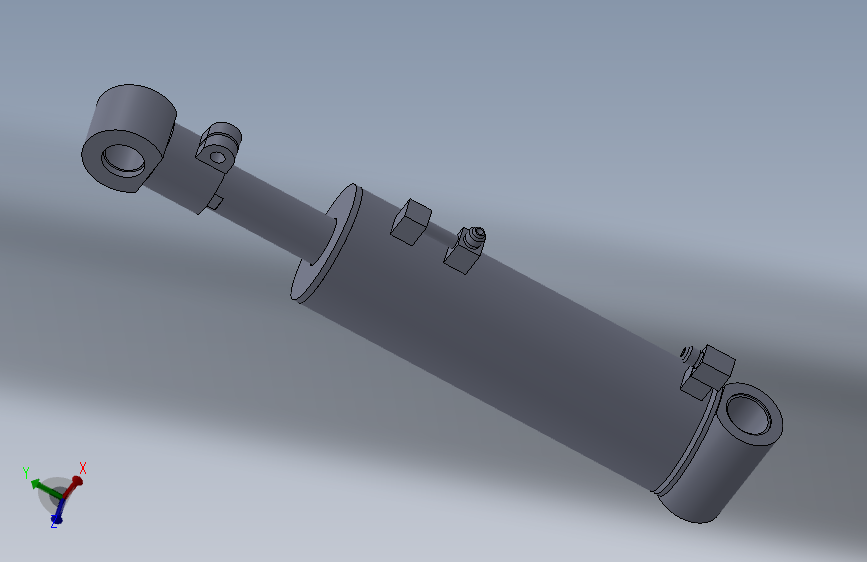 焊接式液压缸（前后安装）110x50x300 mm