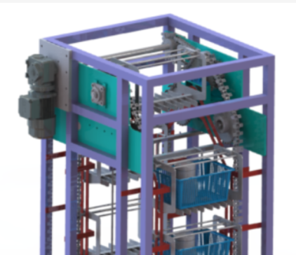 链式循环连续式升降机