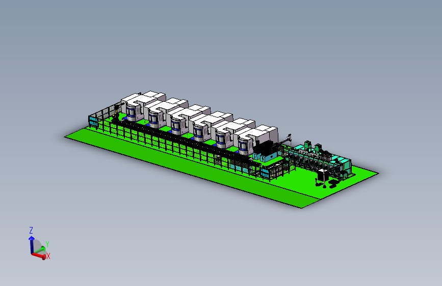 齿轮立车自动加工单元线