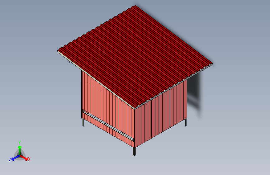 小房子SolidWorks模型