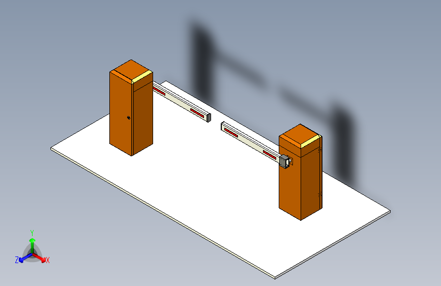 小区收费自动抬升门闸