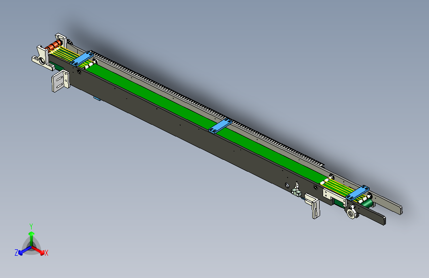 小型皮带倍速输送线设计