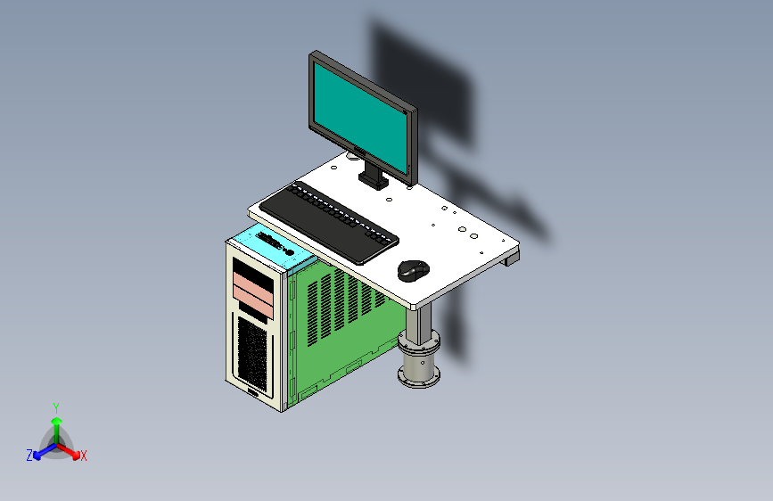 新电脑主机概念模型