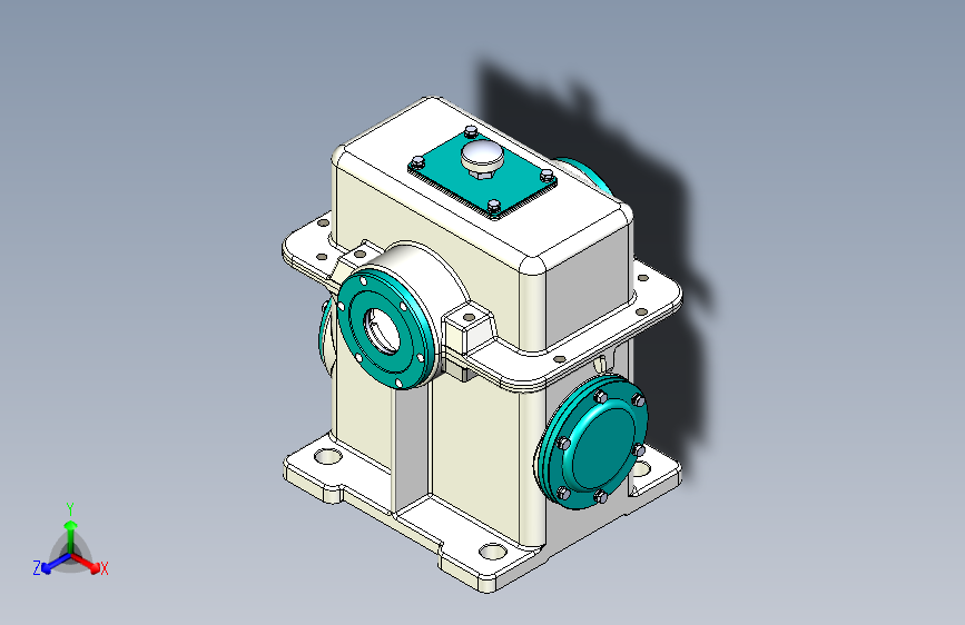 新型减速机模型
