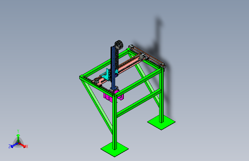 悬臂式桁架坐标机械手