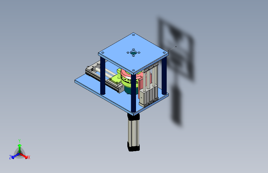 压膜机三维模型