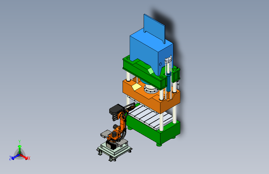 压铸机器人自动化上下料设计