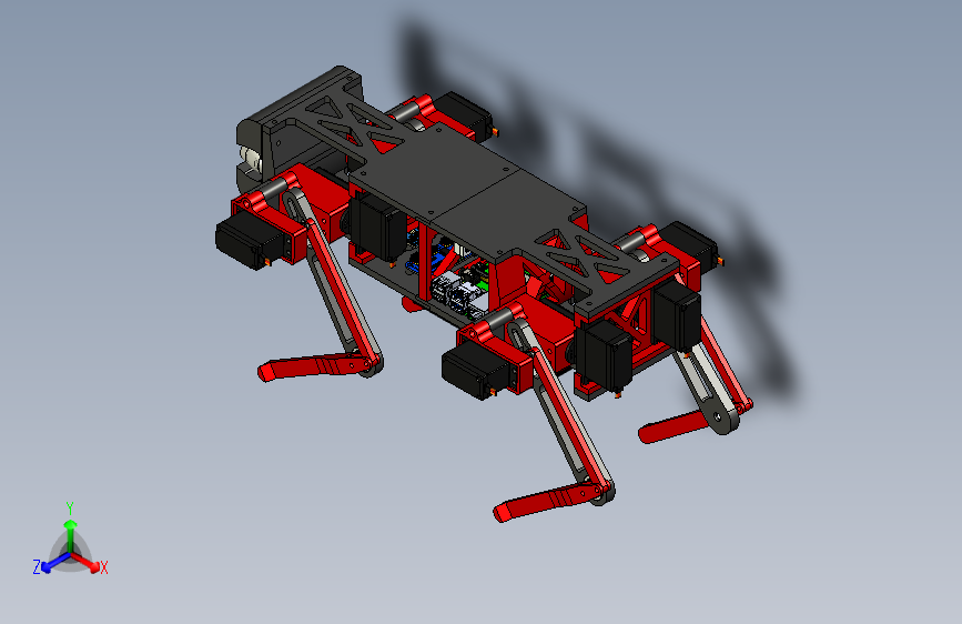 一款四足机器狗